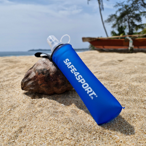 soft flask 250 ml niebieski